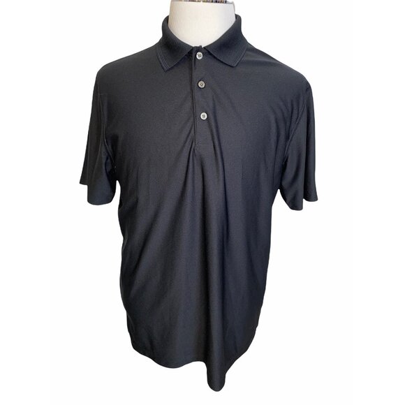 Champions Tour Black Golf Shirt Large - Picture 1 of 5